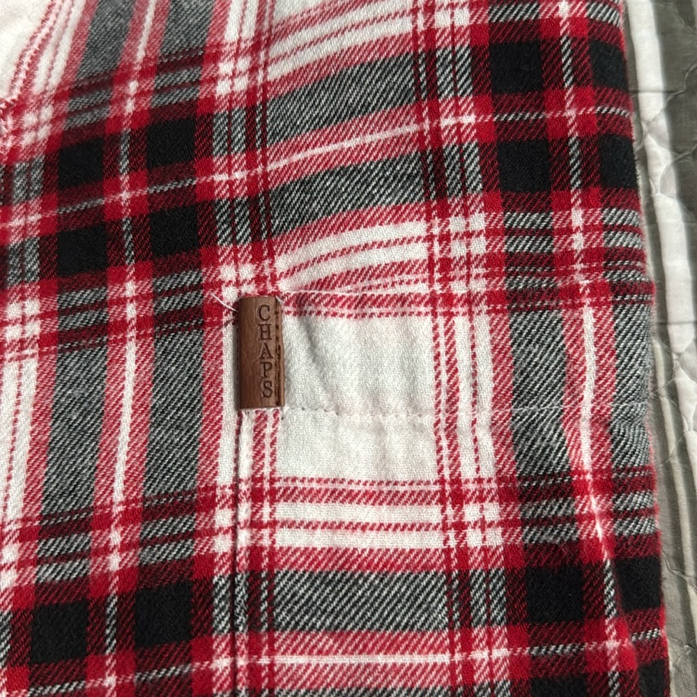 Chaps Men Performance Flannel Plaid Long Sleeve B… - image 3